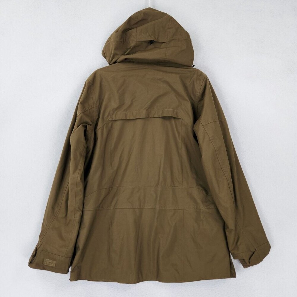 Eddie Bauer Jacket Mens Small Green Sport Shop Weather Edge Hooded Field Utility - Picture 15 of 16